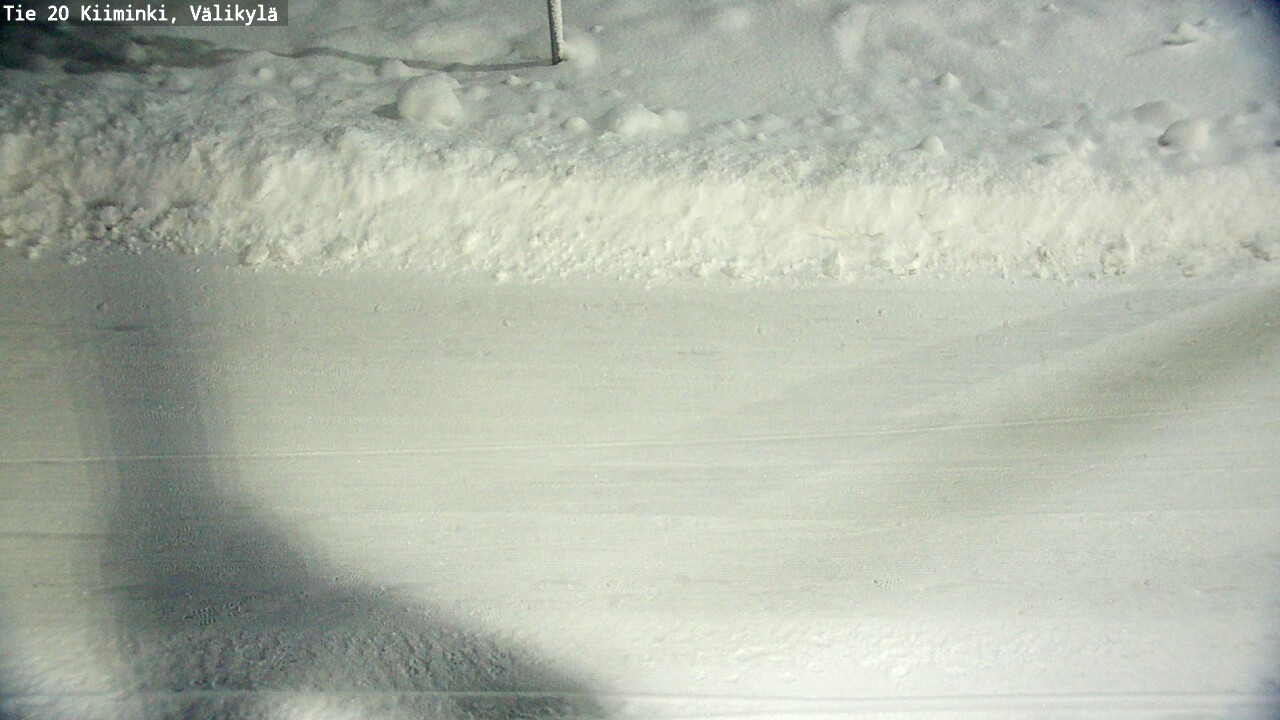 Weather Camera Image Road 20 Oulu Kiiminki, Välikylä, Oulu, Pohjois-Pohjanmaa