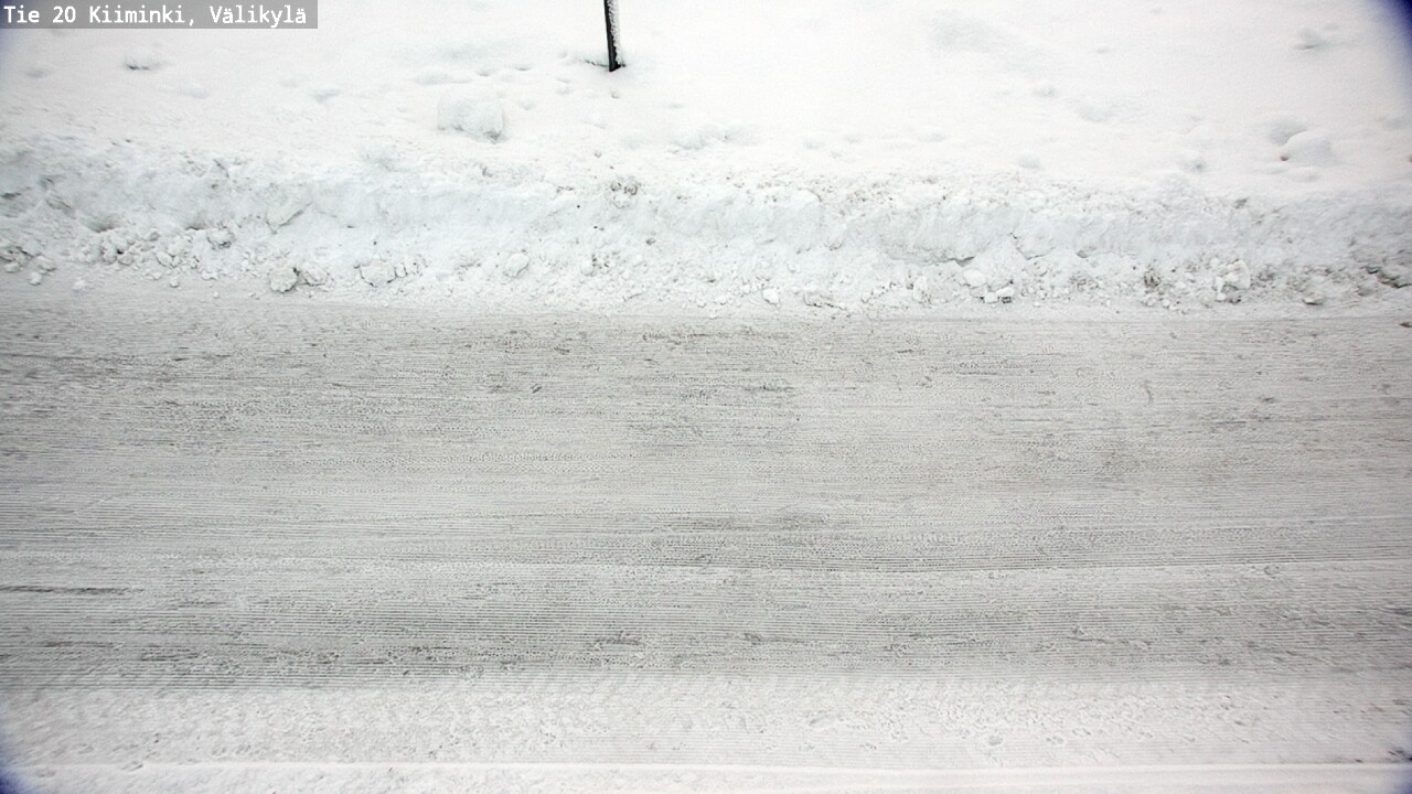 Weather Camera Image Väg 20 Uleåborg Kiiminki, Välikylä, Oulu, Pohjois-Pohjanmaa