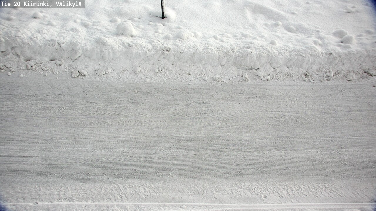 Weather Camera Image Väg 20 Uleåborg Kiiminki, Välikylä, Oulu, Pohjois-Pohjanmaa