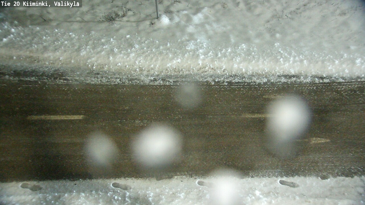 Weather Camera Image Väg 20 Uleåborg Kiiminki, Välikylä, Oulu, Pohjois-Pohjanmaa