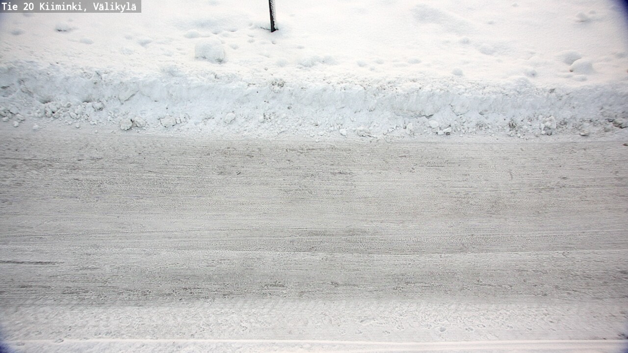 Weather Camera Image Väg 20 Uleåborg Kiiminki, Välikylä, Oulu, Pohjois-Pohjanmaa