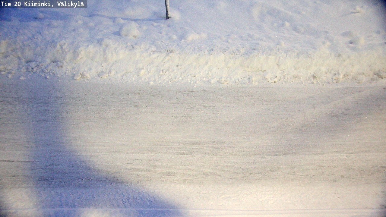 Weather Camera Image Väg 20 Uleåborg Kiiminki, Välikylä, Oulu, Pohjois-Pohjanmaa