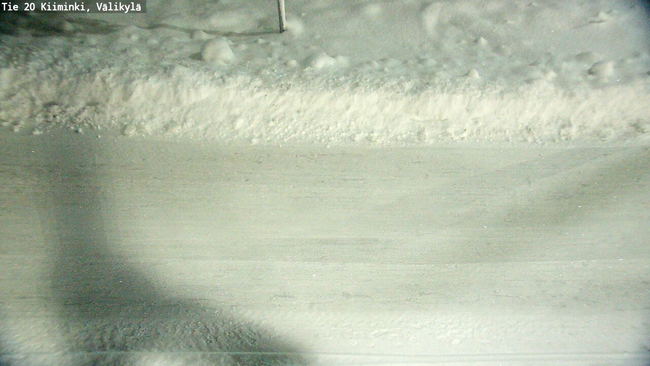 Weather Camera Image Väg 20 Uleåborg Kiiminki, Välikylä, Oulu, Pohjois-Pohjanmaa