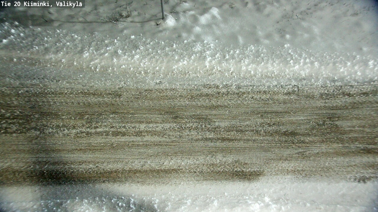 Weather Camera Image Väg 20 Uleåborg Kiiminki, Välikylä, Oulu, Pohjois-Pohjanmaa