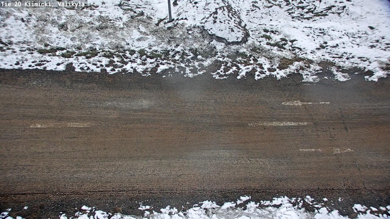 Weather Camera Image Road 20 Oulu Kiiminki, Välikylä, Oulu, Pohjois-Pohjanmaa