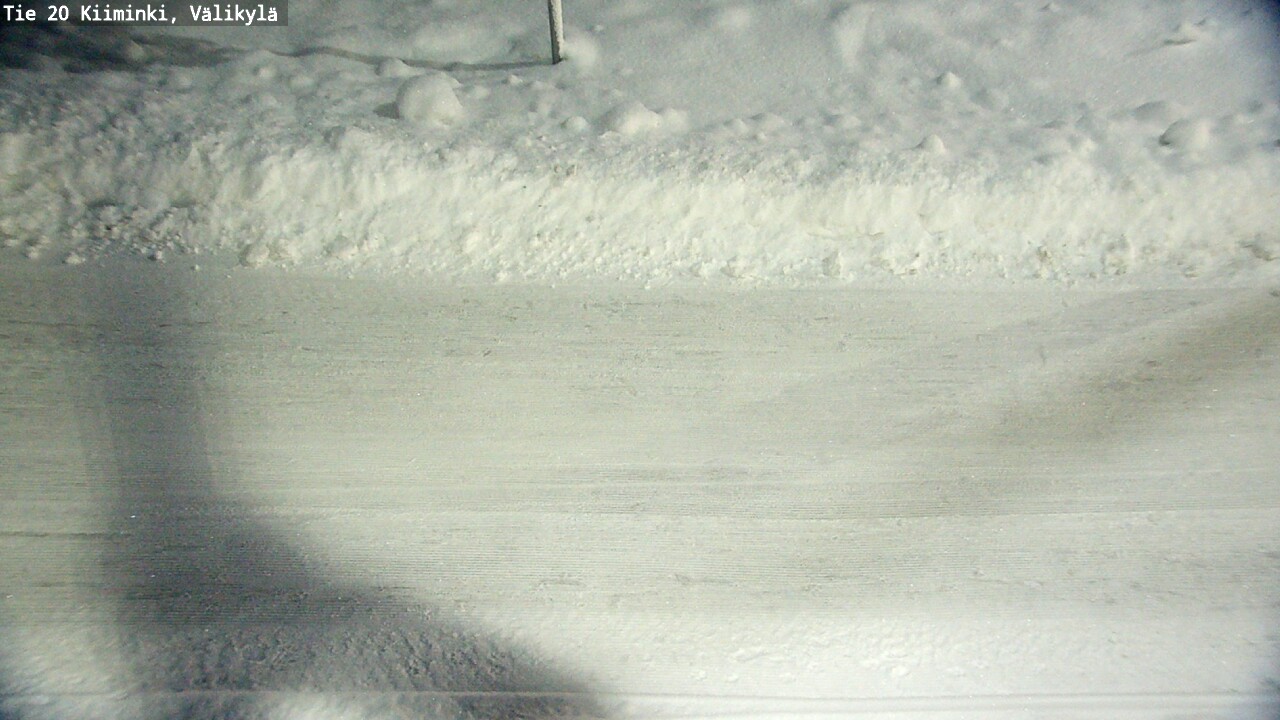 Weather Camera Image Väg 20 Uleåborg Kiiminki, Välikylä, Oulu, Pohjois-Pohjanmaa