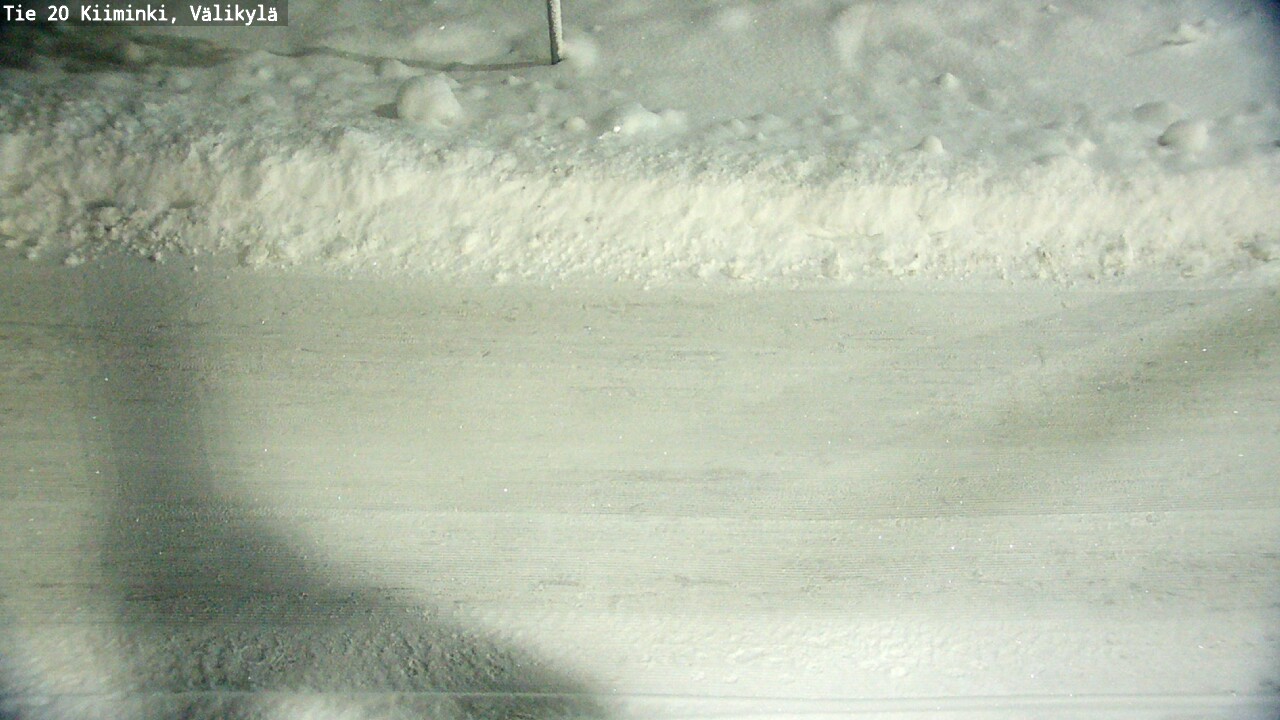 Weather Camera Image Väg 20 Uleåborg Kiiminki, Välikylä, Oulu, Pohjois-Pohjanmaa