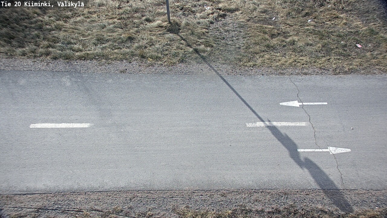 Weather Camera Image Väg 20 Uleåborg Kiiminki, Välikylä, Oulu, Pohjois-Pohjanmaa