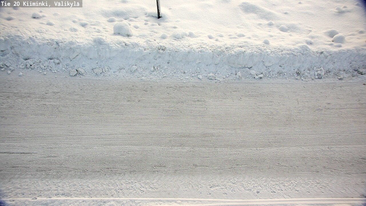 Weather Camera Image Väg 20 Uleåborg Kiiminki, Välikylä, Oulu, Pohjois-Pohjanmaa