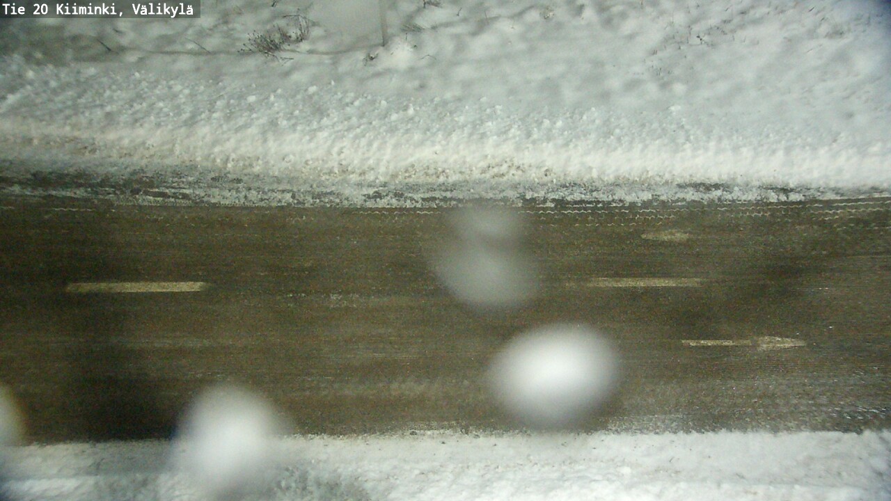 Weather Camera Image Väg 20 Uleåborg Kiiminki, Välikylä, Oulu, Pohjois-Pohjanmaa