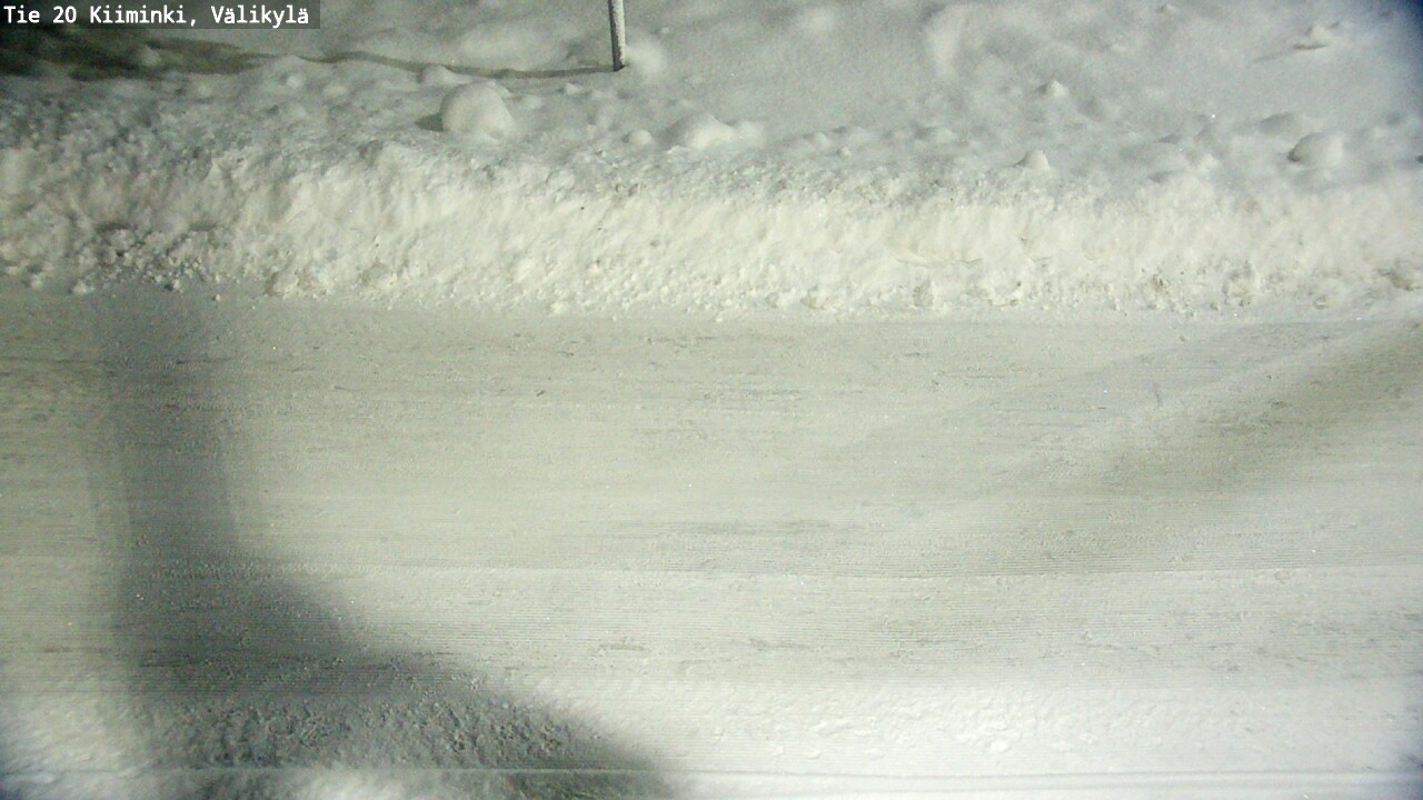 Weather Camera Image Väg 20 Uleåborg Kiiminki, Välikylä, Oulu, Pohjois-Pohjanmaa