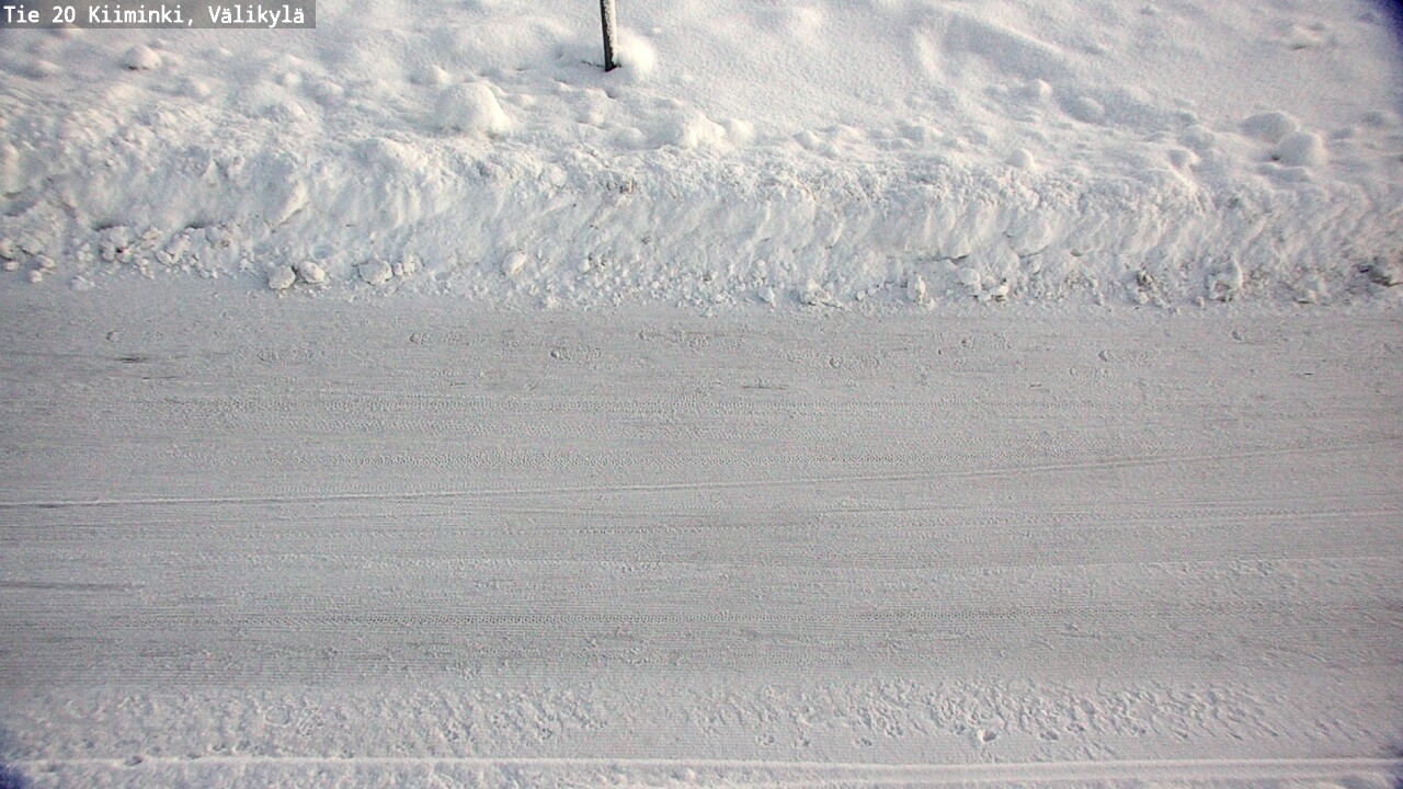 Weather Camera Image Road 20 Oulu Kiiminki, Välikylä, Oulu, Pohjois-Pohjanmaa