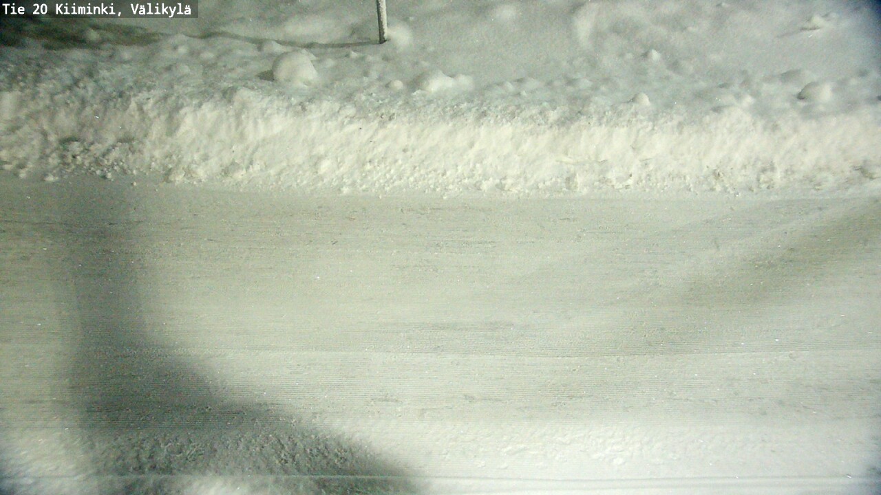 Weather Camera Image Väg 20 Uleåborg Kiiminki, Välikylä, Oulu, Pohjois-Pohjanmaa