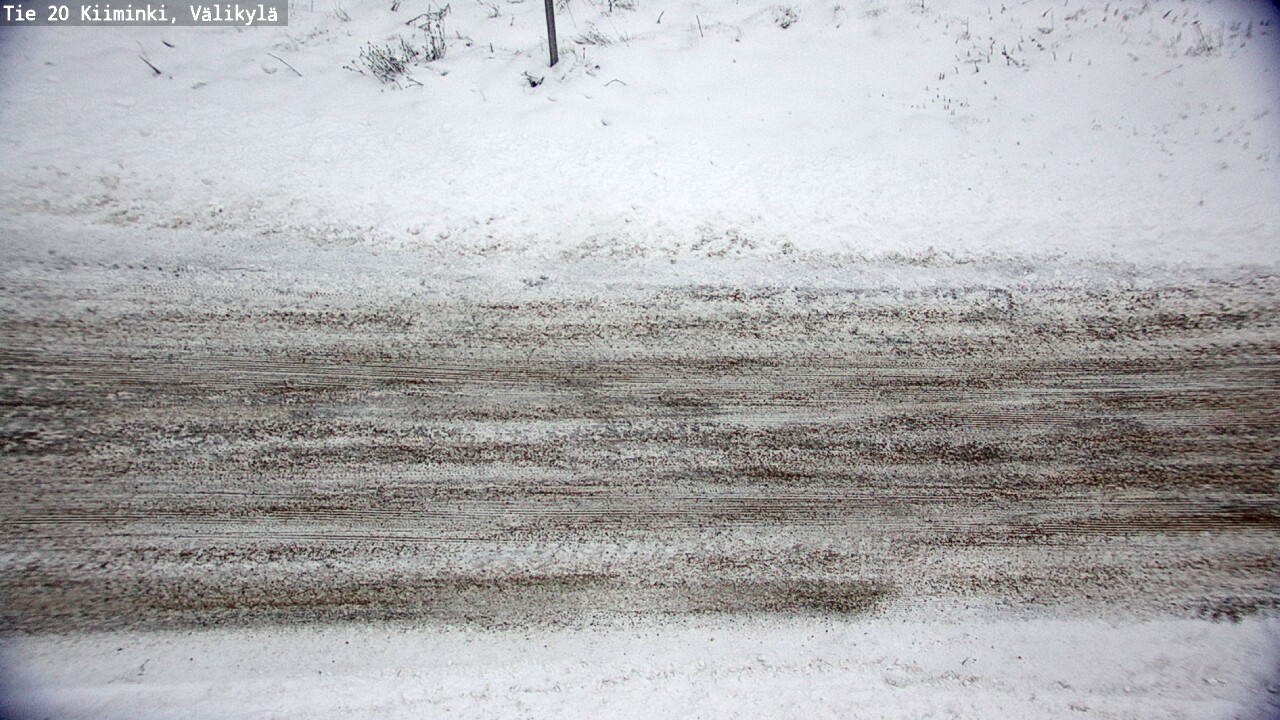 Weather Camera Image Väg 20 Uleåborg Kiiminki, Välikylä, Oulu, Pohjois-Pohjanmaa