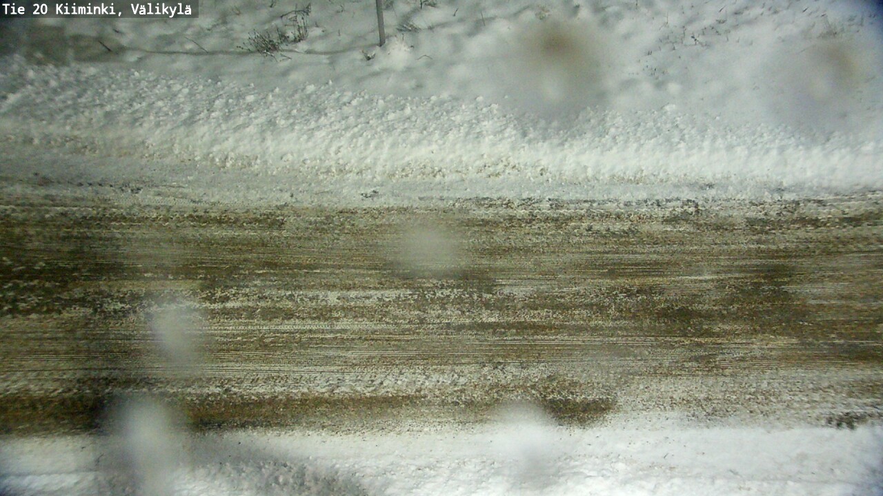 Weather Camera Image Väg 20 Uleåborg Kiiminki, Välikylä, Oulu, Pohjois-Pohjanmaa