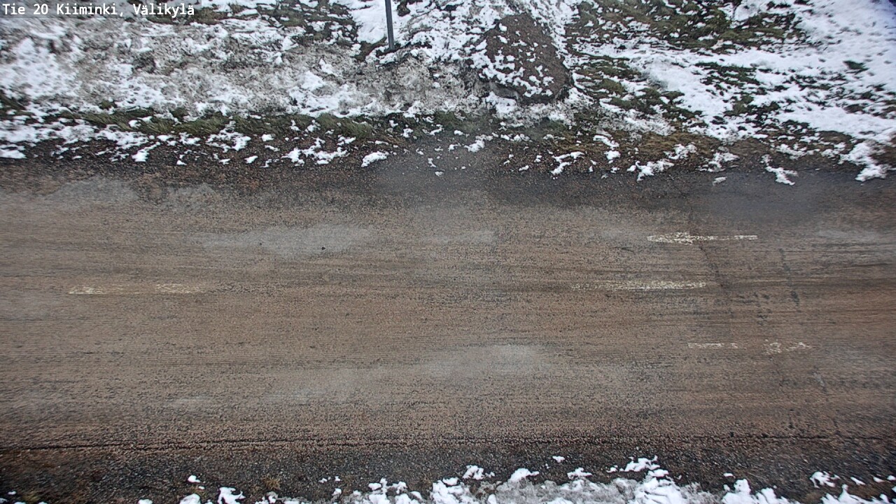Weather Camera Image Väg 20 Uleåborg Kiiminki, Välikylä, Oulu, Pohjois-Pohjanmaa