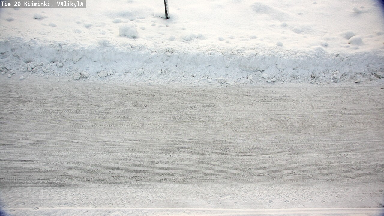 Weather Camera Image Väg 20 Uleåborg Kiiminki, Välikylä, Oulu, Pohjois-Pohjanmaa