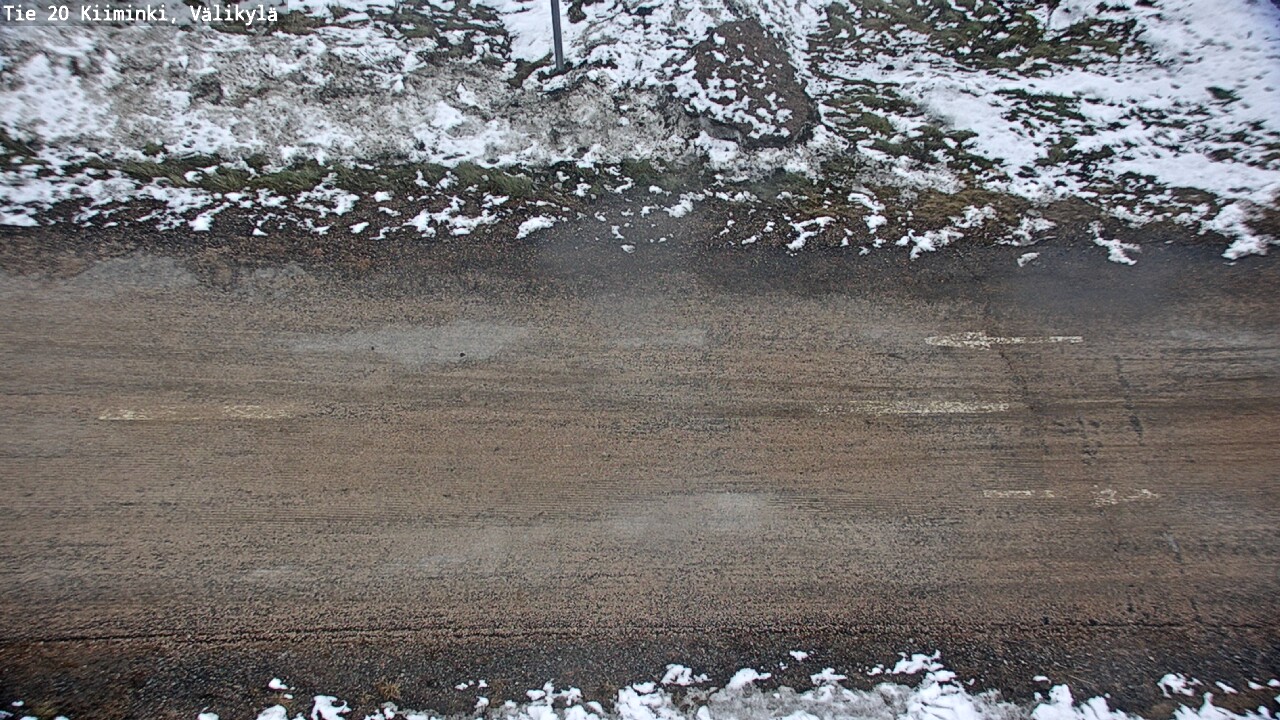 Weather Camera Image Väg 20 Uleåborg Kiiminki, Välikylä, Oulu, Pohjois-Pohjanmaa