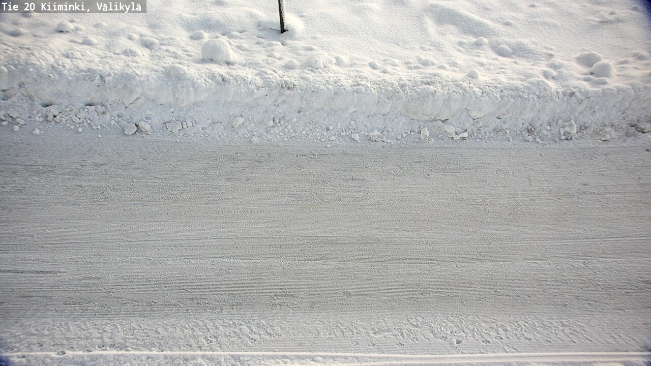 Weather Camera Image Väg 20 Uleåborg Kiiminki, Välikylä, Oulu, Pohjois-Pohjanmaa