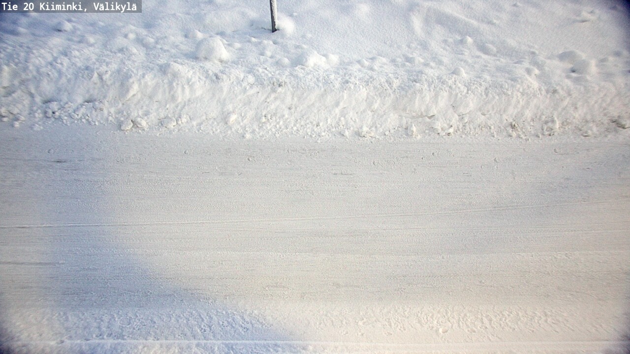 Weather Camera Image Road 20 Oulu Kiiminki, Välikylä, Oulu, Pohjois-Pohjanmaa