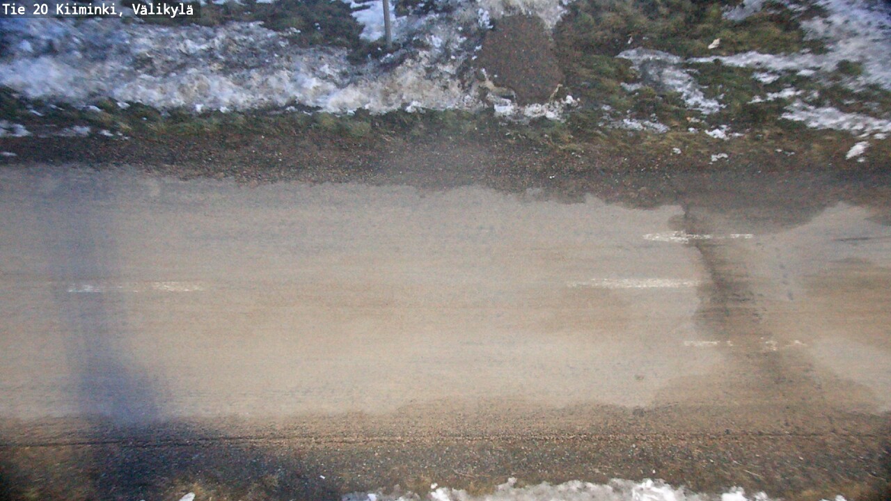 Weather Camera Image Väg 20 Uleåborg Kiiminki, Välikylä, Oulu, Pohjois-Pohjanmaa