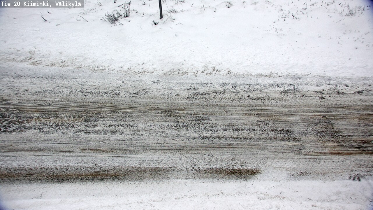 Weather Camera Image Väg 20 Uleåborg Kiiminki, Välikylä, Oulu, Pohjois-Pohjanmaa