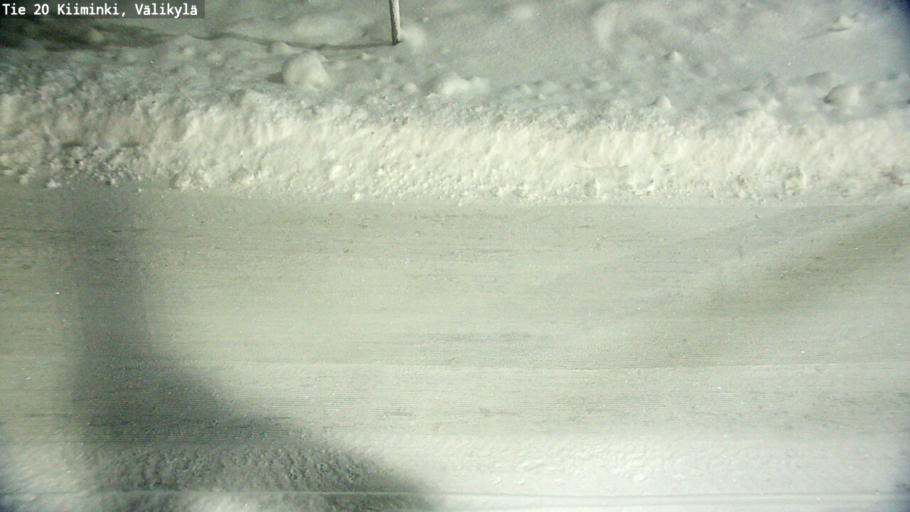 Weather Camera Image Väg 20 Uleåborg Kiiminki, Välikylä, Oulu, Pohjois-Pohjanmaa