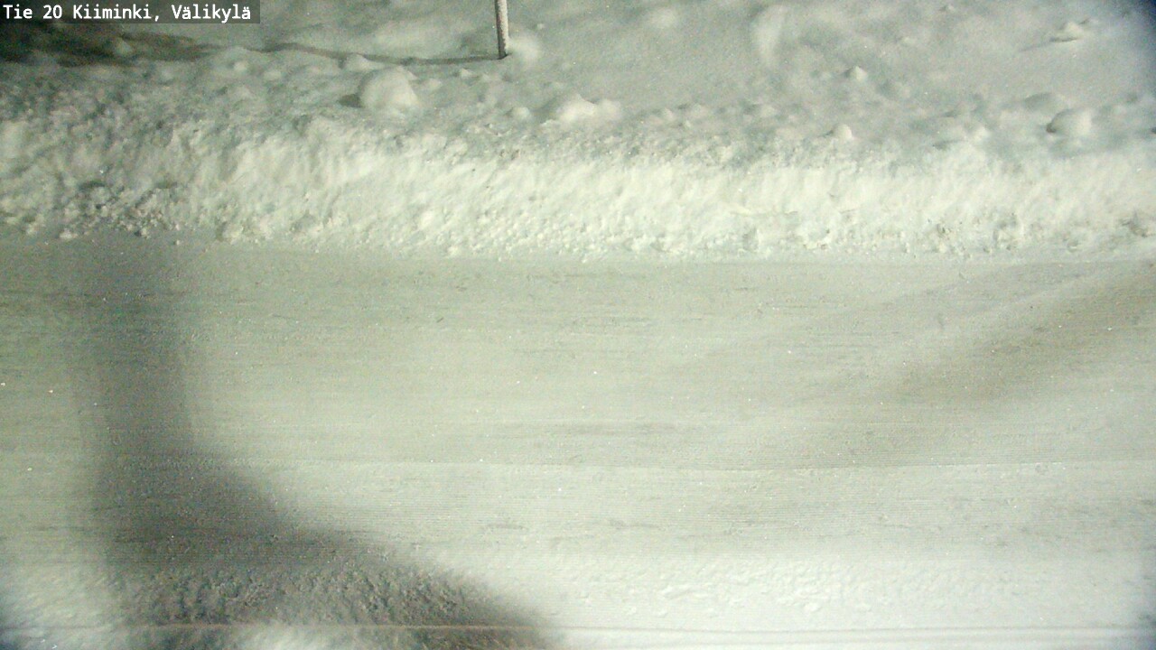Weather Camera Image Väg 20 Uleåborg Kiiminki, Välikylä, Oulu, Pohjois-Pohjanmaa