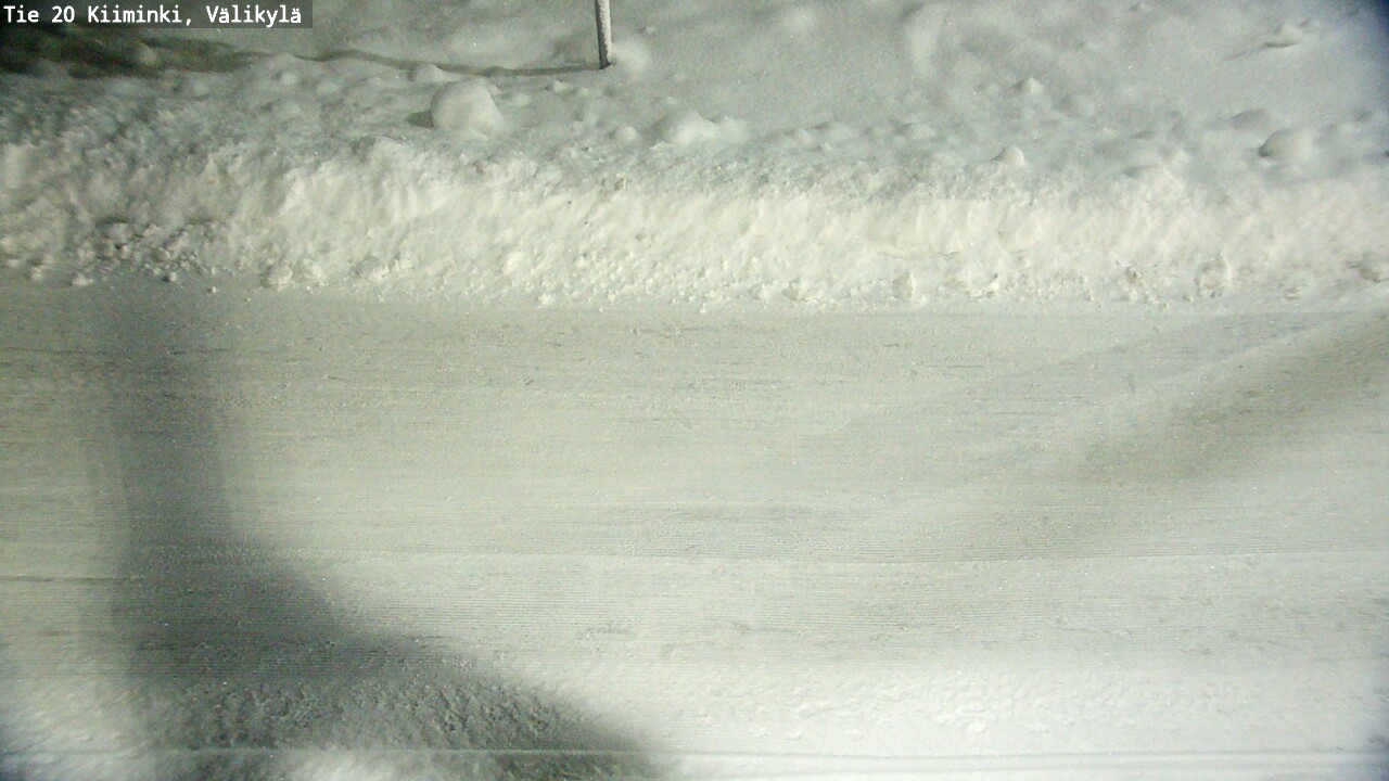 Weather Camera Image Väg 20 Uleåborg Kiiminki, Välikylä, Oulu, Pohjois-Pohjanmaa