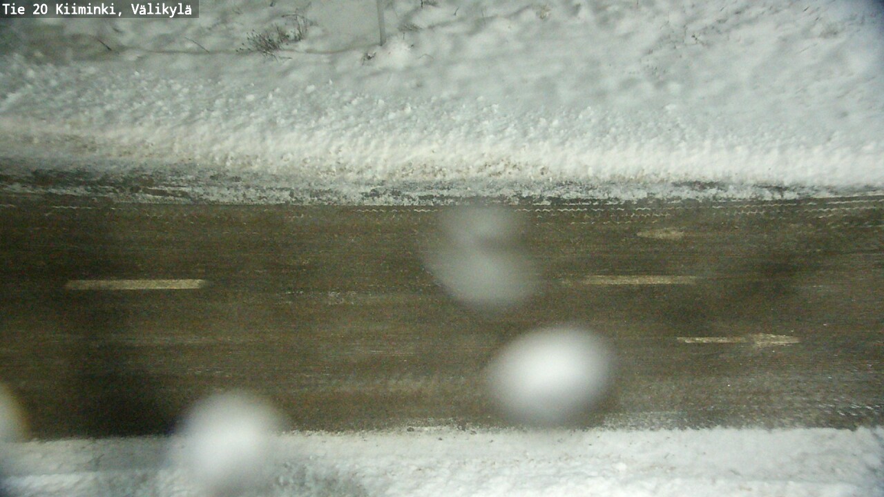 Weather Camera Image Väg 20 Uleåborg Kiiminki, Välikylä, Oulu, Pohjois-Pohjanmaa