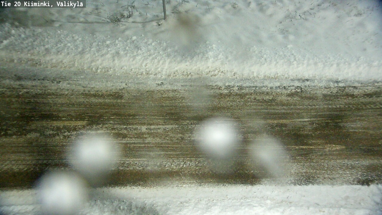 Weather Camera Image Väg 20 Uleåborg Kiiminki, Välikylä, Oulu, Pohjois-Pohjanmaa