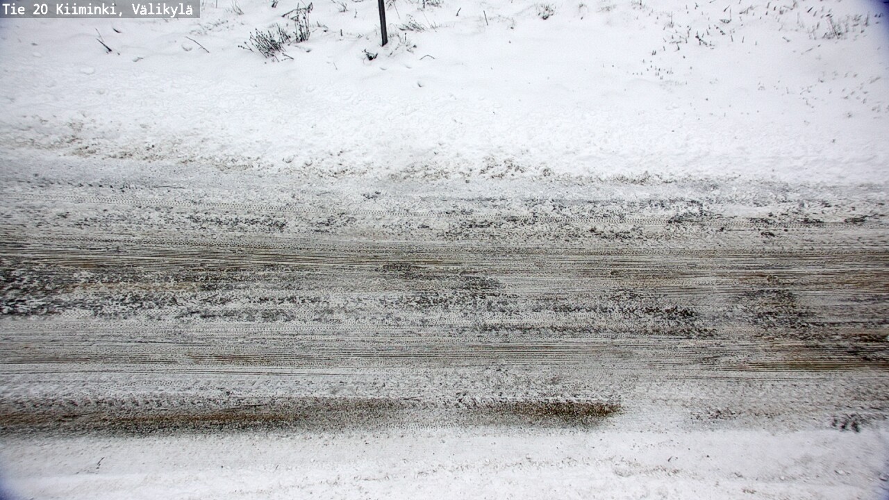 Weather Camera Image Väg 20 Uleåborg Kiiminki, Välikylä, Oulu, Pohjois-Pohjanmaa