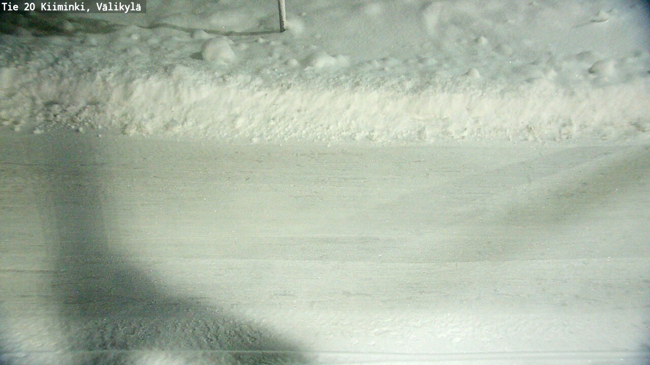 Weather Camera Image Väg 20 Uleåborg Kiiminki, Välikylä, Oulu, Pohjois-Pohjanmaa