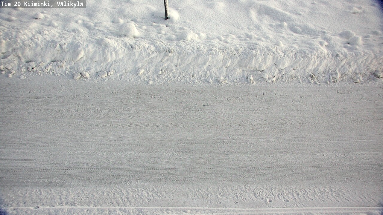 Weather Camera Image Road 20 Oulu Kiiminki, Välikylä, Oulu, Pohjois-Pohjanmaa
