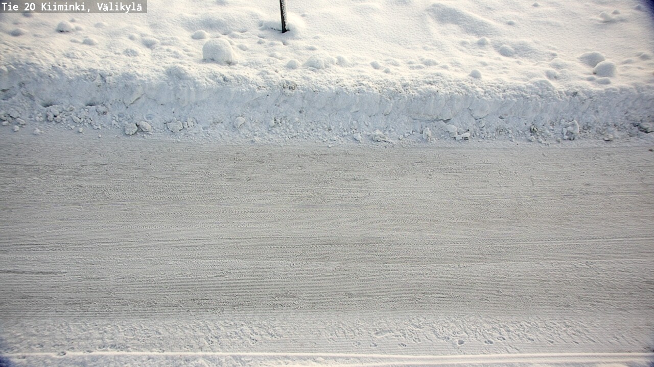 Weather Camera Image Väg 20 Uleåborg Kiiminki, Välikylä, Oulu, Pohjois-Pohjanmaa