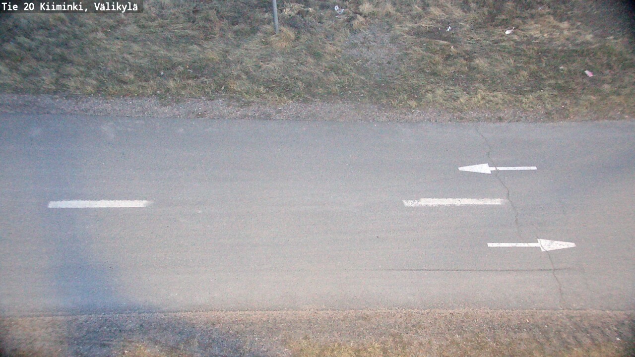 Weather Camera Image Väg 20 Uleåborg Kiiminki, Välikylä, Oulu, Pohjois-Pohjanmaa