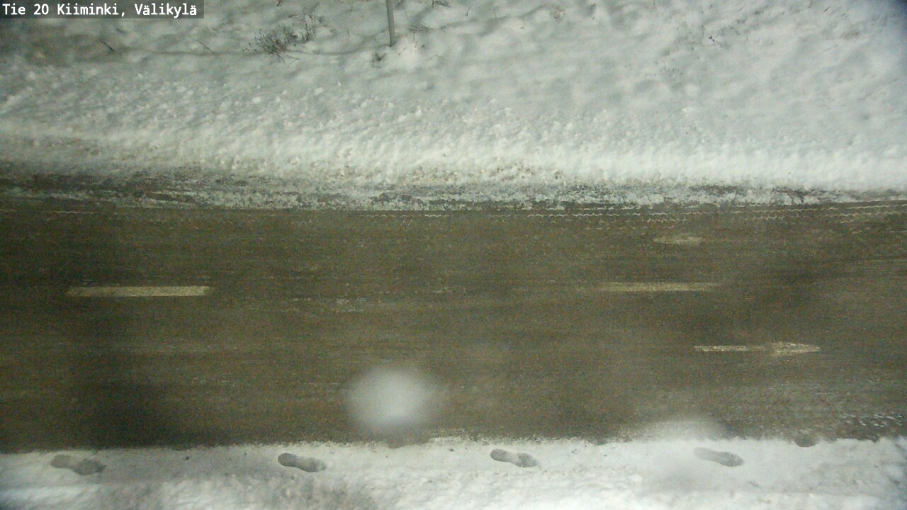 Weather Camera Image Väg 20 Uleåborg Kiiminki, Välikylä, Oulu, Pohjois-Pohjanmaa