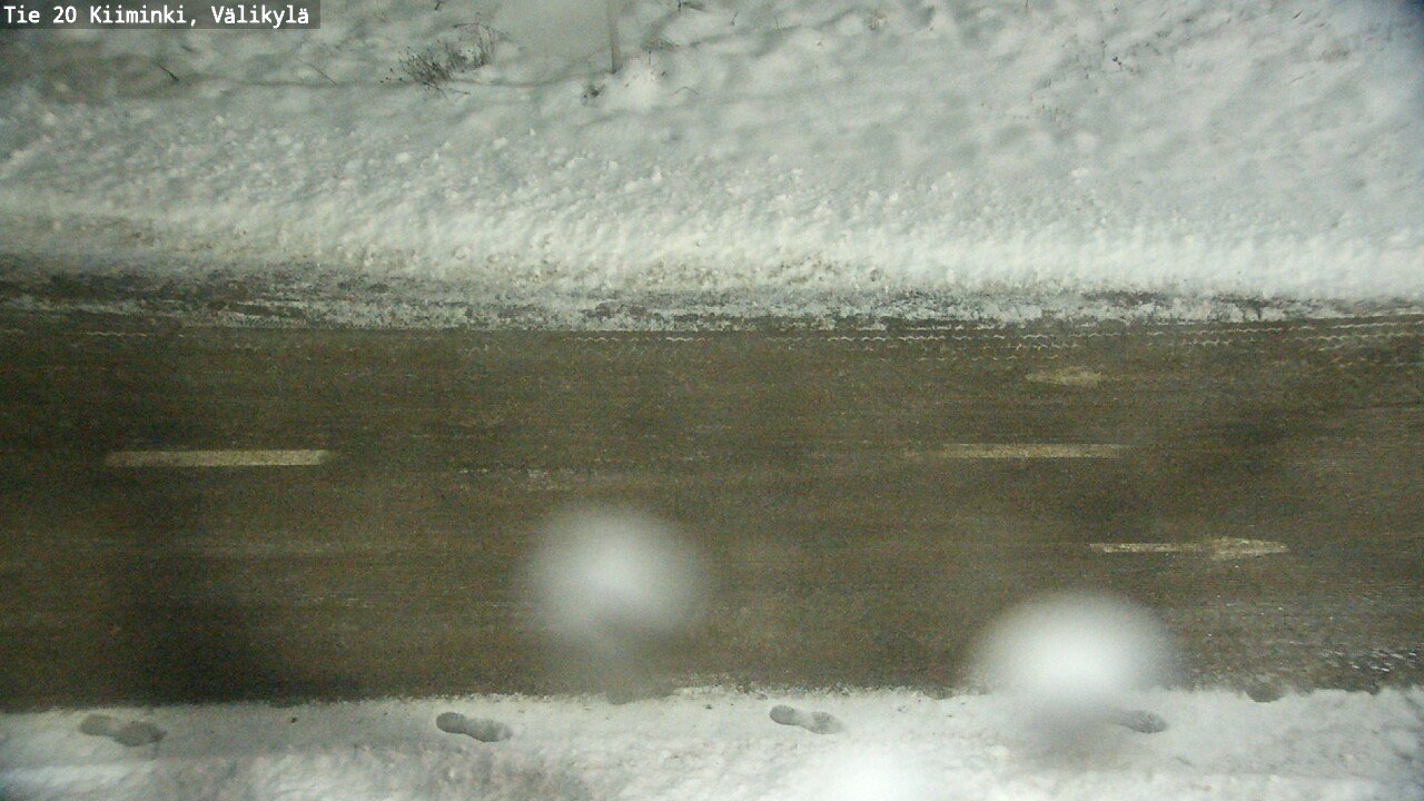 Weather Camera Image Väg 20 Uleåborg Kiiminki, Välikylä, Oulu, Pohjois-Pohjanmaa