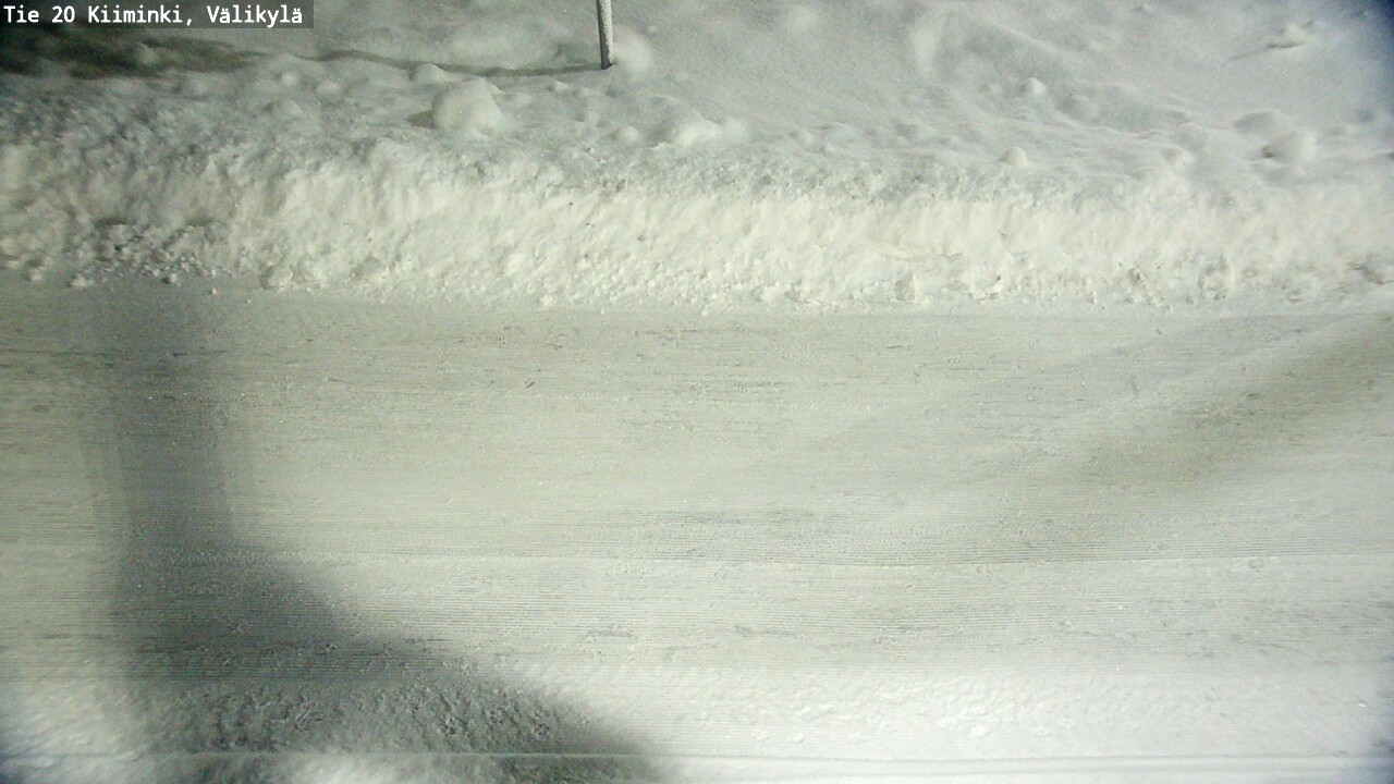 Weather Camera Image Väg 20 Uleåborg Kiiminki, Välikylä, Oulu, Pohjois-Pohjanmaa