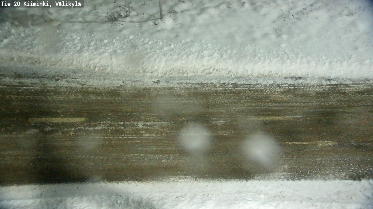 Weather Camera Image Väg 20 Uleåborg Kiiminki, Välikylä, Oulu, Pohjois-Pohjanmaa