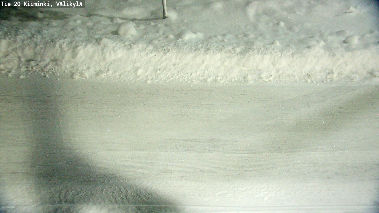 Weather Camera Image Väg 20 Uleåborg Kiiminki, Välikylä, Oulu, Pohjois-Pohjanmaa