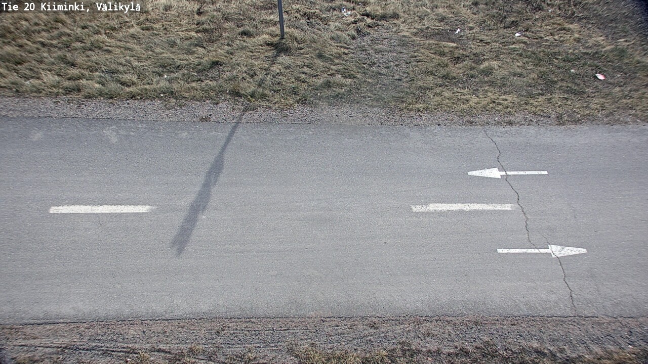 Weather Camera Image Väg 20 Uleåborg Kiiminki, Välikylä, Oulu, Pohjois-Pohjanmaa