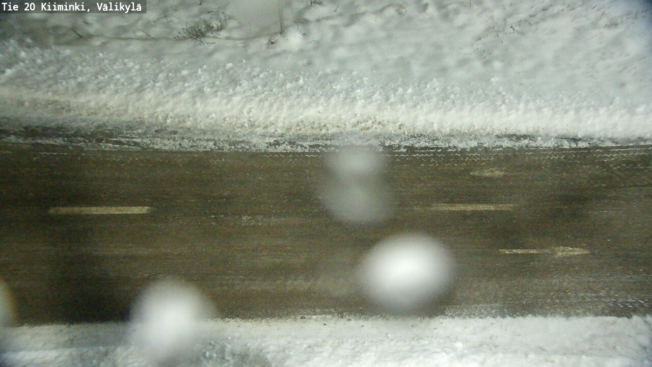 Weather Camera Image Väg 20 Uleåborg Kiiminki, Välikylä, Oulu, Pohjois-Pohjanmaa