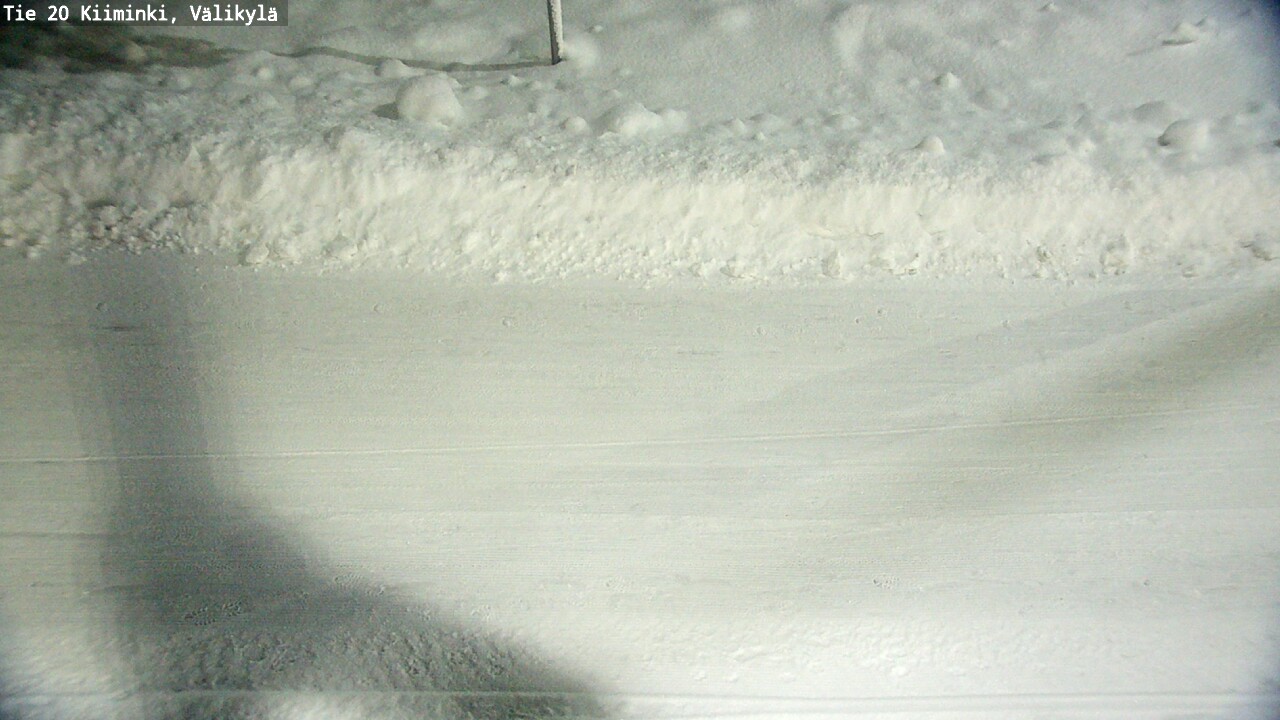 Weather Camera Image Road 20 Oulu Kiiminki, Välikylä, Oulu, Pohjois-Pohjanmaa