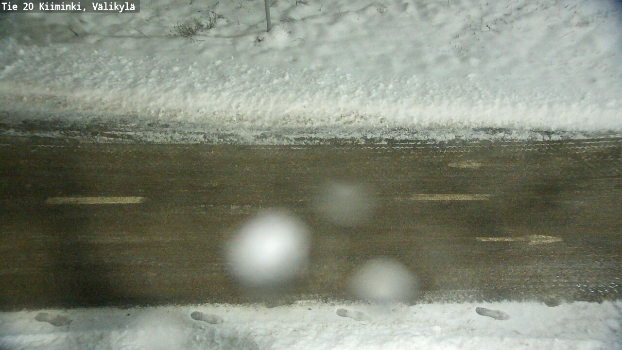 Weather Camera Image Väg 20 Uleåborg Kiiminki, Välikylä, Oulu, Pohjois-Pohjanmaa