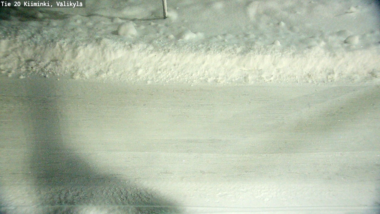Weather Camera Image Väg 20 Uleåborg Kiiminki, Välikylä, Oulu, Pohjois-Pohjanmaa
