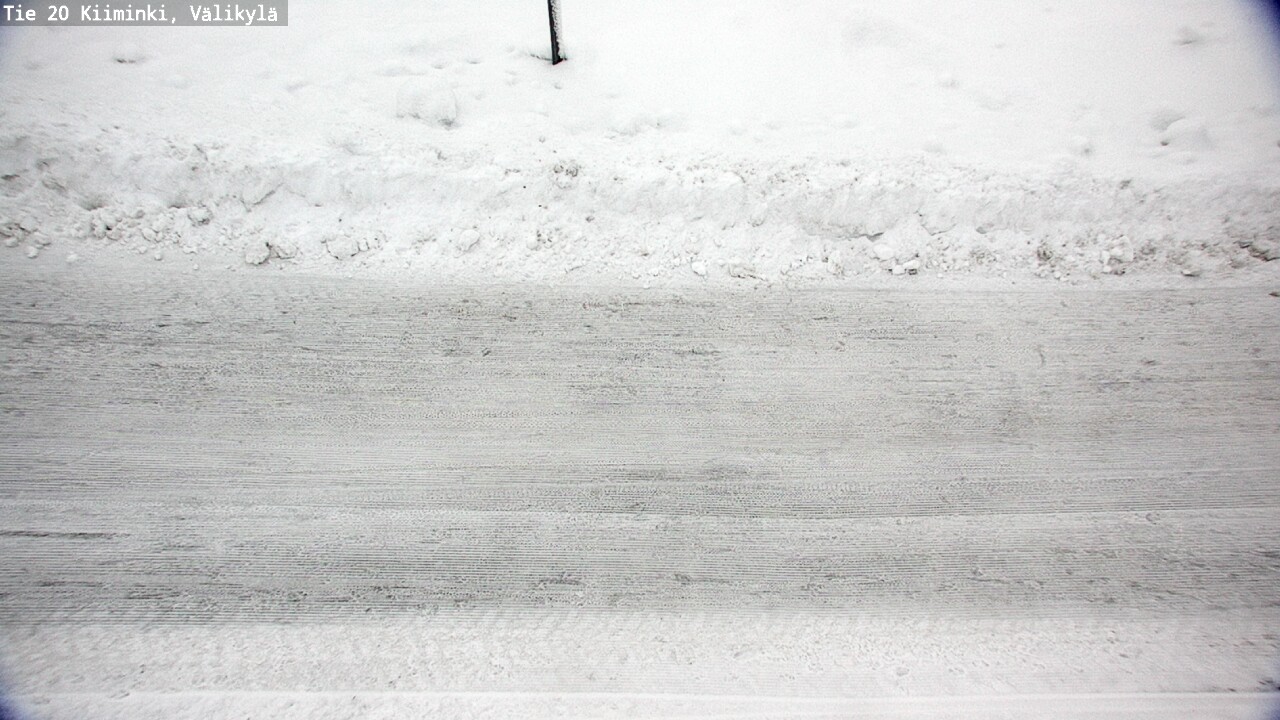 Weather Camera Image Väg 20 Uleåborg Kiiminki, Välikylä, Oulu, Pohjois-Pohjanmaa