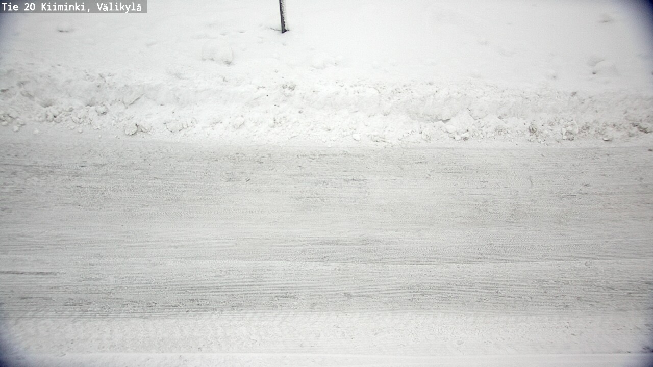 Weather Camera Image Väg 20 Uleåborg Kiiminki, Välikylä, Oulu, Pohjois-Pohjanmaa
