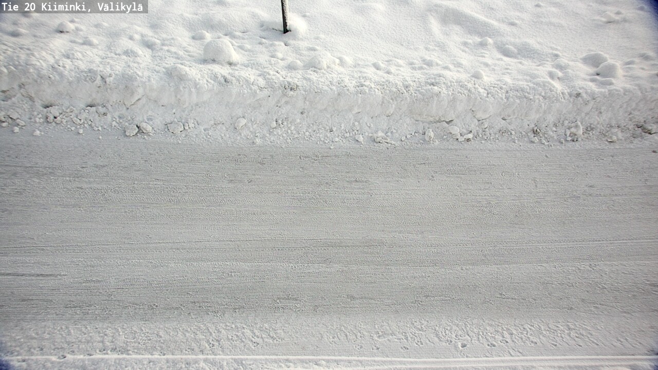 Weather Camera Image Väg 20 Uleåborg Kiiminki, Välikylä, Oulu, Pohjois-Pohjanmaa