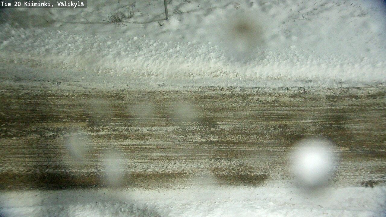 Weather Camera Image Väg 20 Uleåborg Kiiminki, Välikylä, Oulu, Pohjois-Pohjanmaa